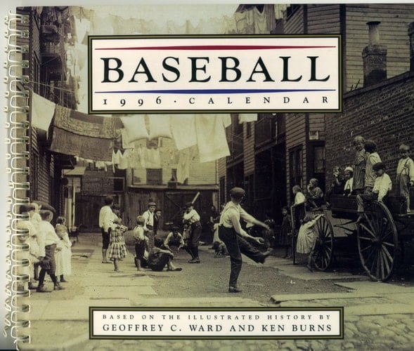 Baseball 1996 Engagement Calendar