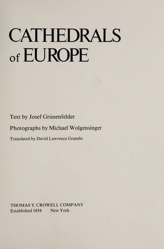 Cathedrals of Europe (English and German Edition)