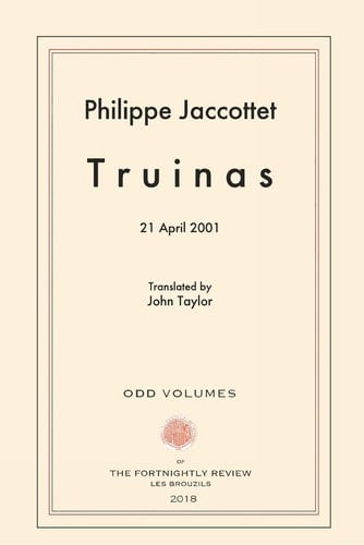 Truinas April 21, 2001
