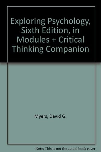 Mod Exp Psy 6e P&crit Think Com 2e