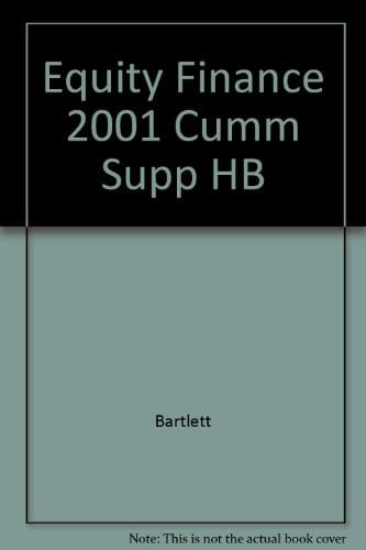 Equity Finance, 2001 Cumulative Supplement