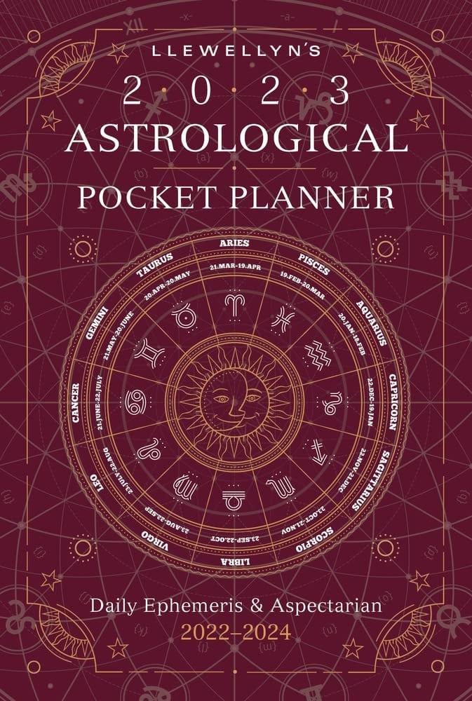 LLEWELLYN'S 2023 ASTROLOGICAL POCKET PLANNER Daily Ephemeris & Aspectarian 2022-2024