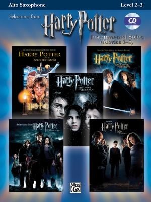 Selections From Harry Potter Instrumental Solos Movies 15 Alto Saxophone Level 23