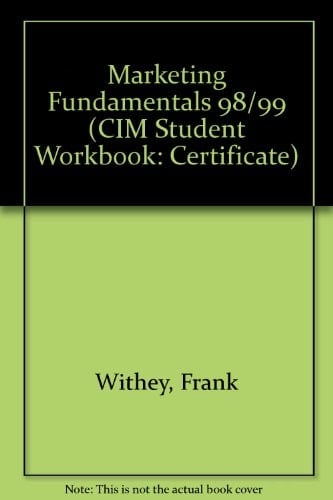 Marketing Fundamentals, 1998-99