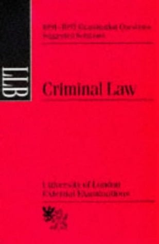 Criminal Law