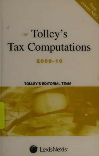 Tolley's Tax Planning 2009-10