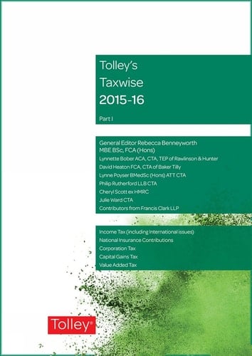 Tolley's Taxwise I 2015-16
