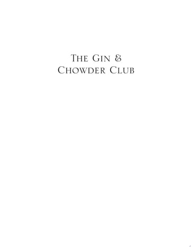 The Gin & Chowder Club
