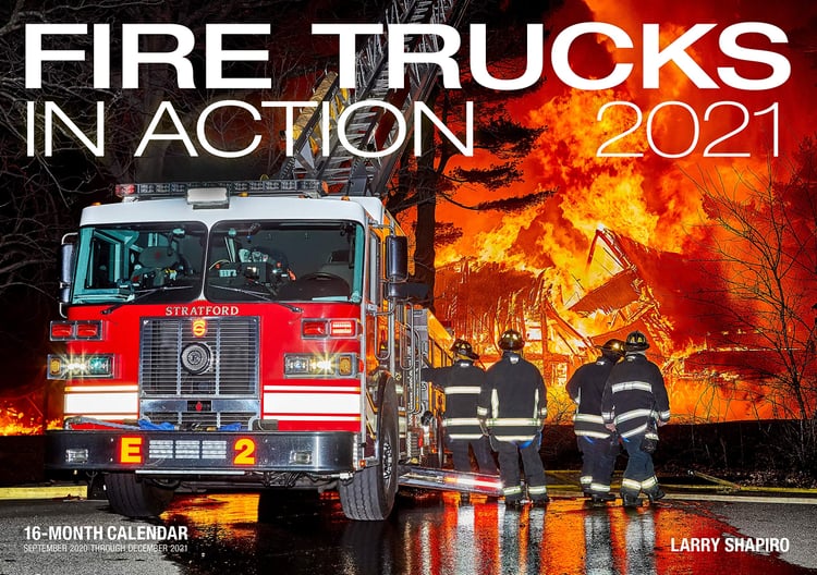 Fire Trucks in Action 2021 16-Month Calendar - September 2020 Through December 2021