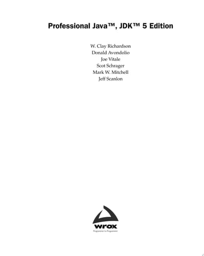 Professional Java