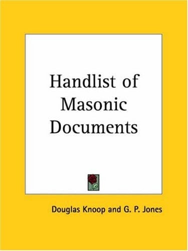 Handlist of Masonic Documents 1942