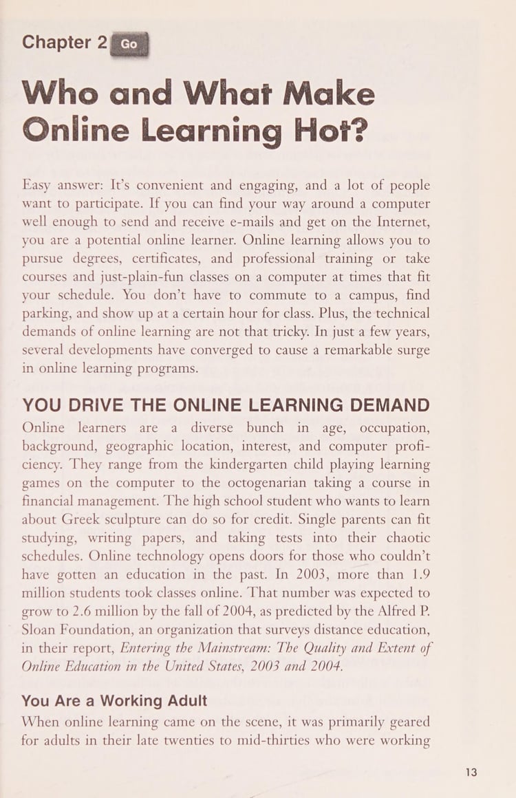 Peterson's Guide to Online Learning