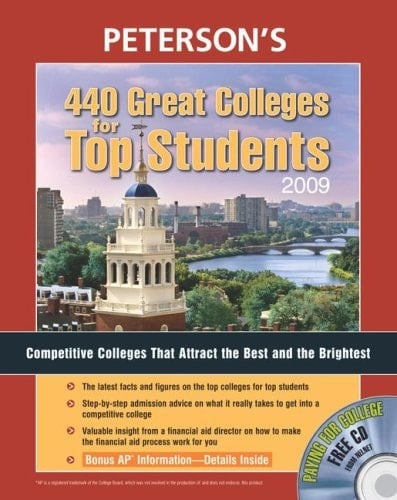Peterson's 440 Great Colleges for Top Students 2009