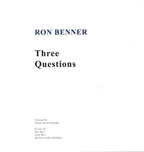 Ron Benner Three Questions