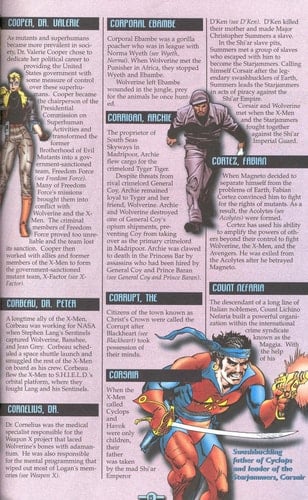 Wolverine Encyclopedia, Vol. 1