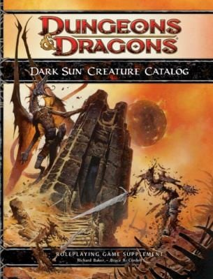 Dark Sun Creature Catalog Roleplaying Game Supplement