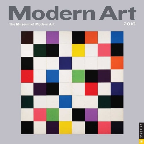 Modern Art 2016 Mini Wall Calendar
