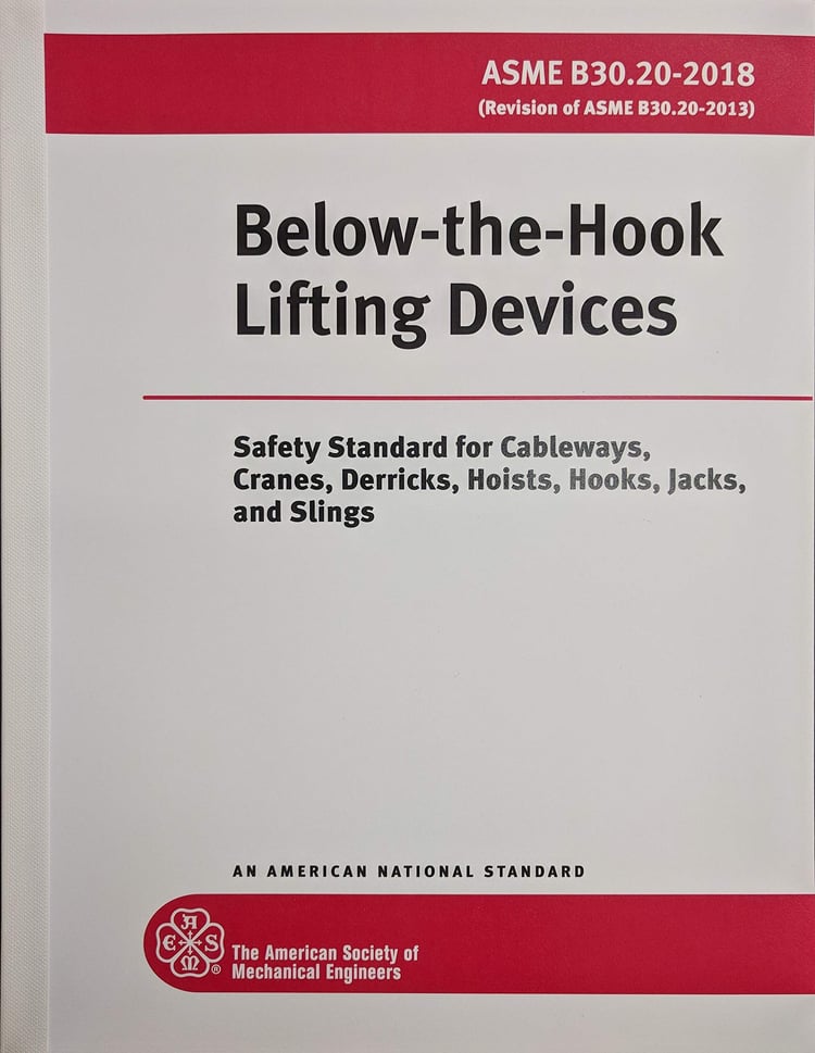 Below-the-Hook Lifting Devices (B30.20 - 2013)