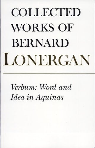 Verbum Word and Idea in Aquinas