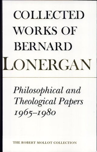 Philosophical and Theological Papers, 1965-1980