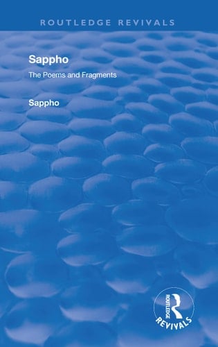 Revival Sappho - Poems and Fragments (1926)