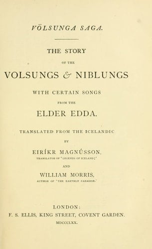 The Story of the Volsungs and Niblungs With Certain Songs from the Elder Edda (English and Icelandic Edition)