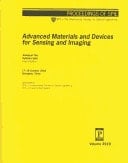 Advanced Materials and Devices for Sensing and Imaging 17-18 October 2002, Shanghai, China
