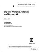 Organic Photonic Materials And Devices (Proceedings of Spie)