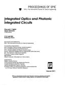 Integrated Optics And Photonic Integrated Circuitsed (Proceedings of Spie)