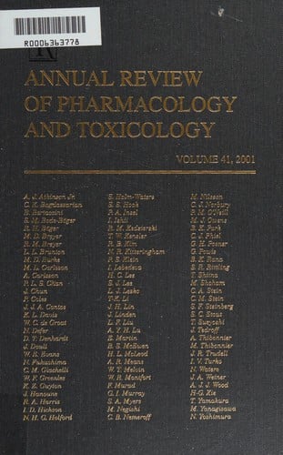 Annual Review of Pharmacology and Toxicology