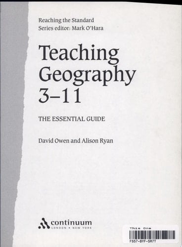 Teaching Geography 3-11