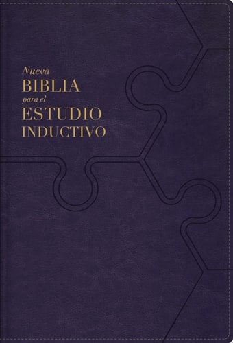 NBLA, Nueva Biblia para el Estudio Inductivo, Leathersoft, Interior a Dos Colores, Morado, Comfort Print