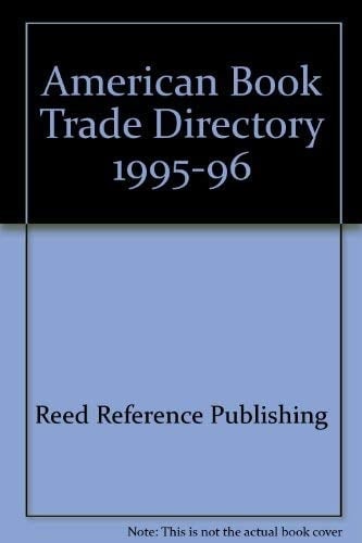 American Book Trade Directory, 1995-1996