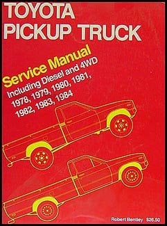 Toyota Pickup Truck Service Manual