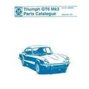 Triumph Gt6 Mk III Parts Catalogue 1971-1973