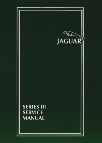 The Jaguar Xj6/Xj12 Series 3 Workshop Manual 1979-1987