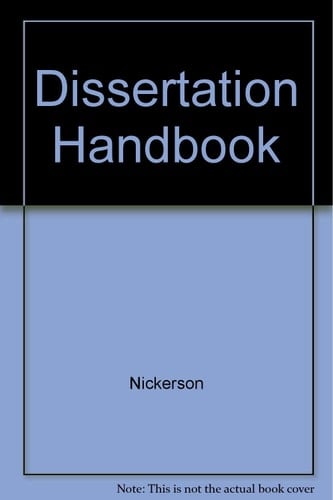The Dissertation Handbook A Guide to Successful Dissertations