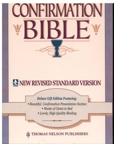 Confirmation Bible New Revised Standard Version 1804bg