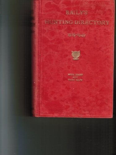 Baily's Hunting Directory 1985-6