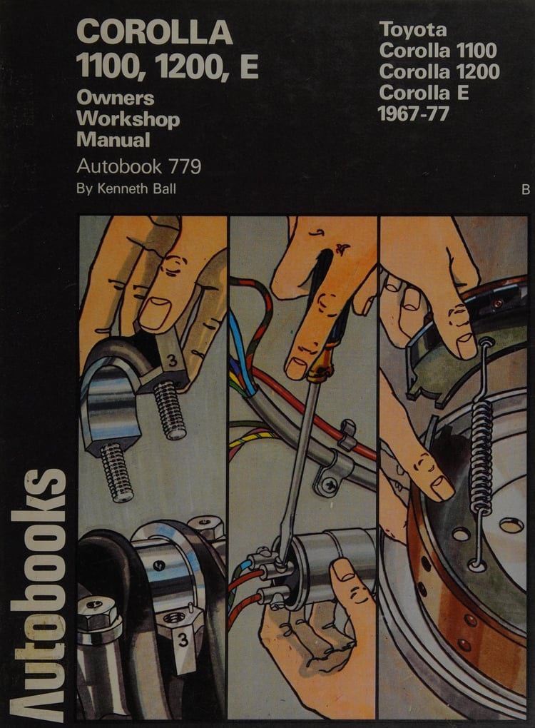 Toyota Corolla 1100, 1200, E 1967-77 Autobook Toyota Corolla 1100 1967-70, Toyota Corolla 1200 1970-75, Toyota Corolla E 1975-77
