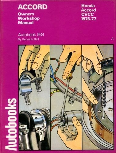 Accord 1976-77 Autobook Honda Accord 1977, Honda Accord CVCC 1976-77