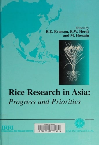 Rice Research in Asia Progress and Priorities