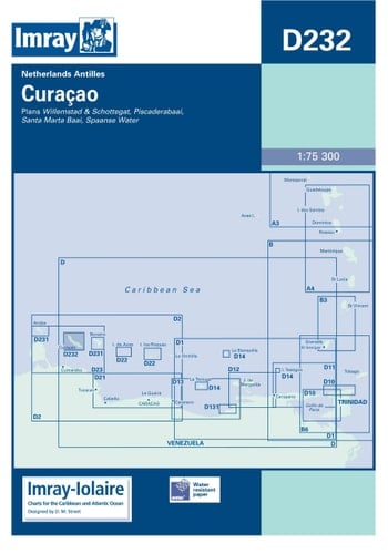 Imray Iolaire Chart D232 2006: Curacao