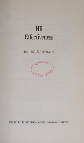 HR Effectiveness