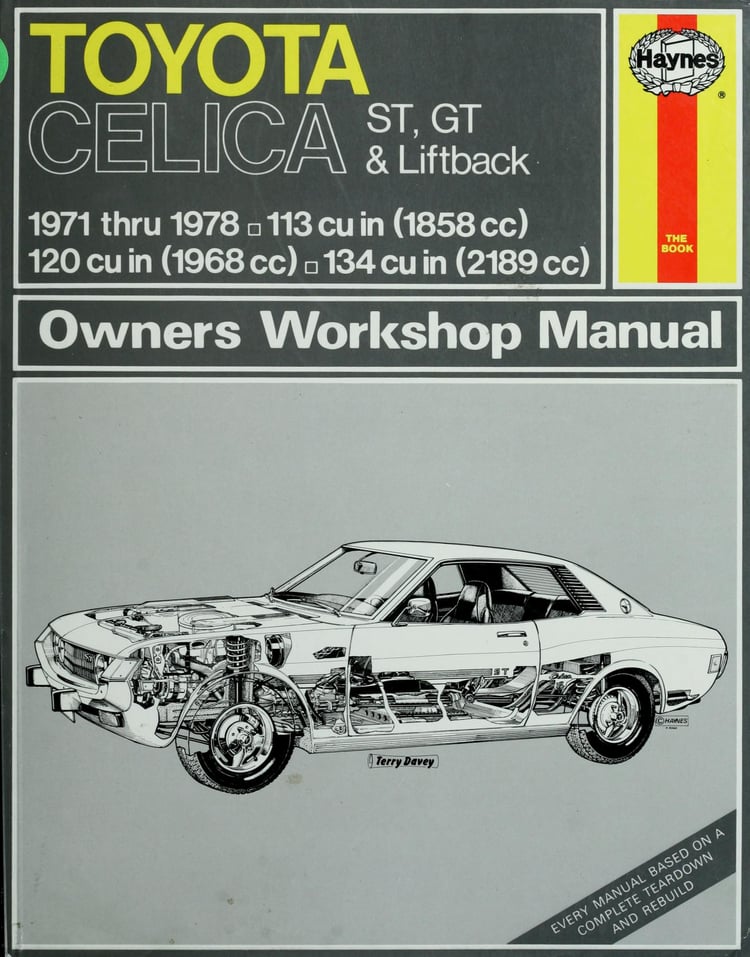 Toyota Celica Owners Workshop Manual