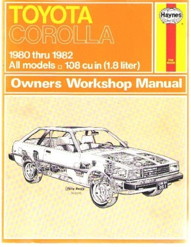 Toyota Corolla Owners Workshop Manual