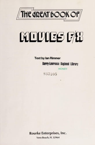 The Great Book of Movies F/X