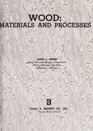Wood: Materials and processes