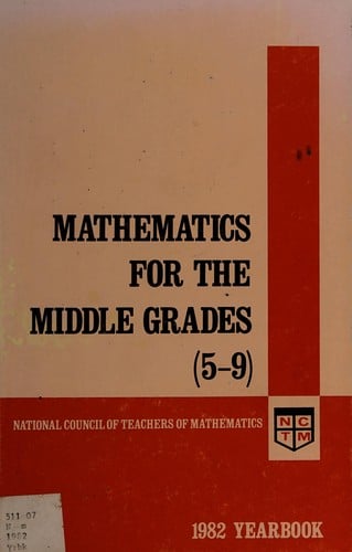 Mathematics for the Middle Grades (Yearbook (National Council of Teachers of Mathematics))