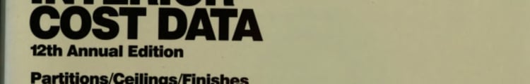 Means Interior Cost Data, 1995